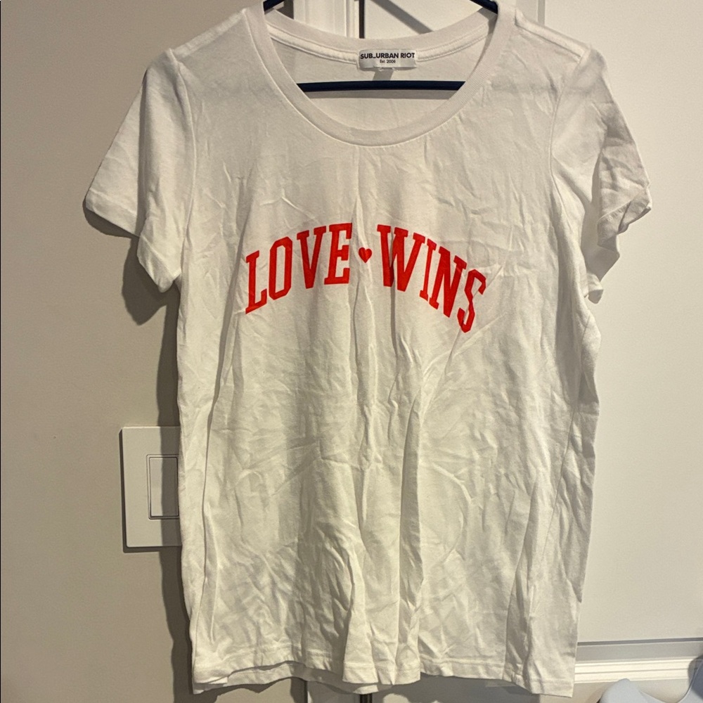 SUB_URBAN RIOT 'Love Wins' T-Shirt